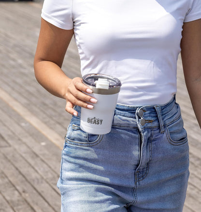 40 oz tumbler - Vacuum Insulated Tumbler with Straw - Leak Proof Stainless Steel Travel Mug - Double Wall Iced Coffee Cup - Reusable Water Bottle - Gifts for Mom, Women and Men (Cupcake Pink)