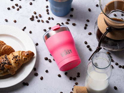40 oz tumbler - Vacuum Insulated Tumbler with Straw - Leak Proof Stainless Steel Travel Mug - Double Wall Iced Coffee Cup - Reusable Water Bottle - Gifts for Mom, Women and Men (Cupcake Pink)
