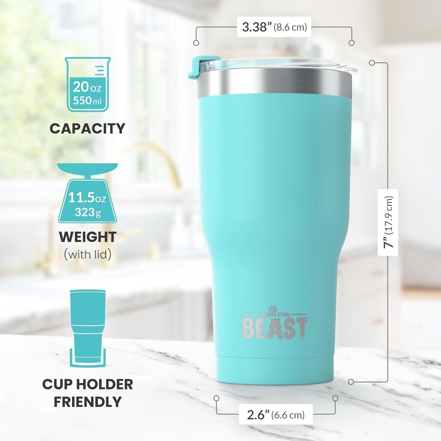 40 oz tumbler - Vacuum Insulated Tumbler with Straw - Leak Proof Stainless Steel Travel Mug - Double Wall Iced Coffee Cup - Reusable Water Bottle - Gifts for Mom, Women and Men (Cupcake Pink)