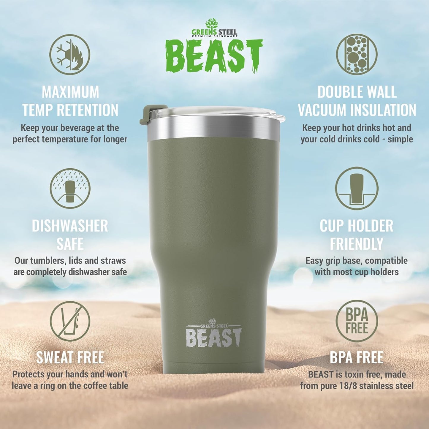 40 oz tumbler - Vacuum Insulated Tumbler with Straw - Leak Proof Stainless Steel Travel Mug - Double Wall Iced Coffee Cup - Reusable Water Bottle - Gifts for Mom, Women and Men (Cupcake Pink)