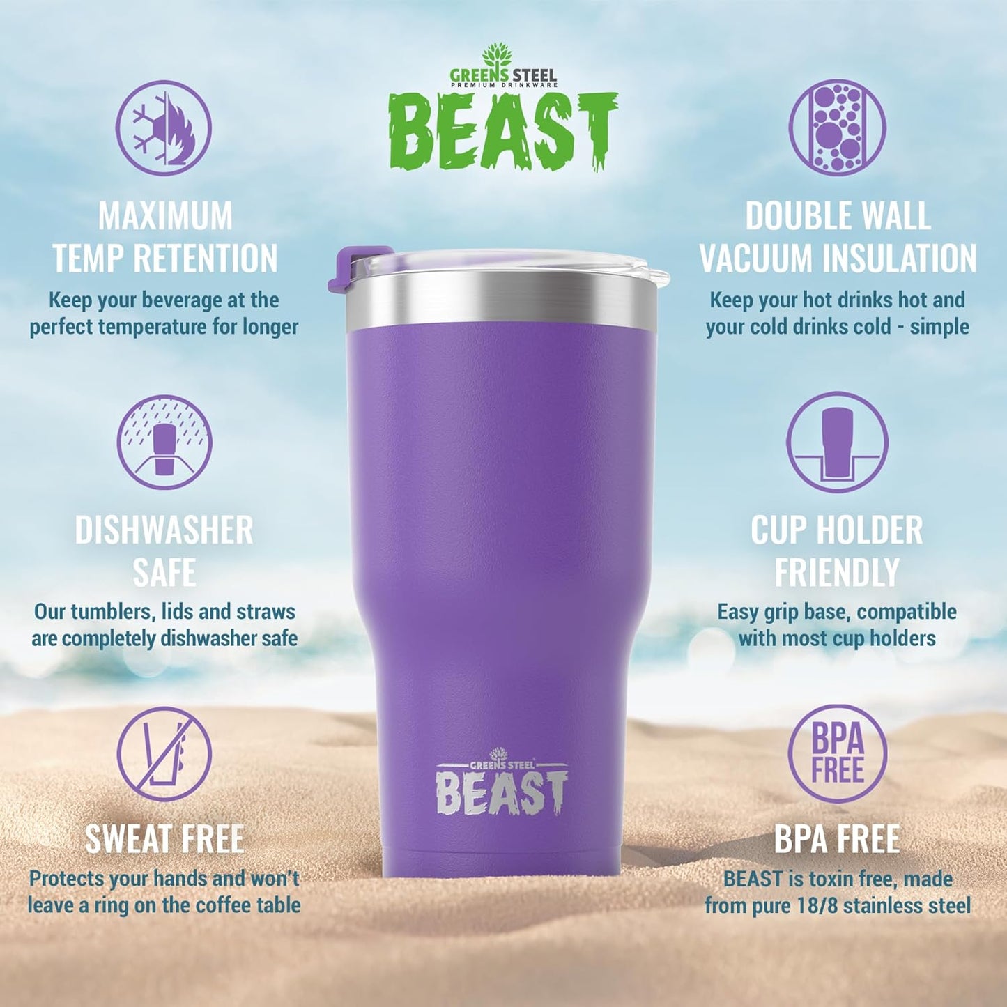 40 oz tumbler - Vacuum Insulated Tumbler with Straw - Leak Proof Stainless Steel Travel Mug - Double Wall Iced Coffee Cup - Reusable Water Bottle - Gifts for Mom, Women and Men (Cupcake Pink)
