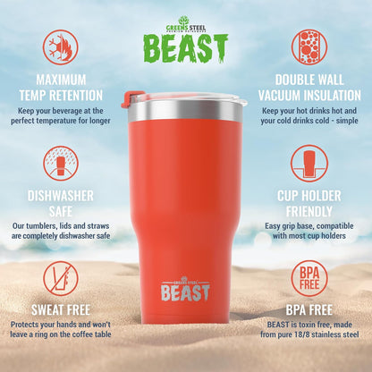 40 oz tumbler - Vacuum Insulated Tumbler with Straw - Leak Proof Stainless Steel Travel Mug - Double Wall Iced Coffee Cup - Reusable Water Bottle - Gifts for Mom, Women and Men (Cupcake Pink)
