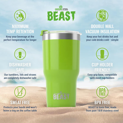 40 oz tumbler - Vacuum Insulated Tumbler with Straw - Leak Proof Stainless Steel Travel Mug - Double Wall Iced Coffee Cup - Reusable Water Bottle - Gifts for Mom, Women and Men (Cupcake Pink)