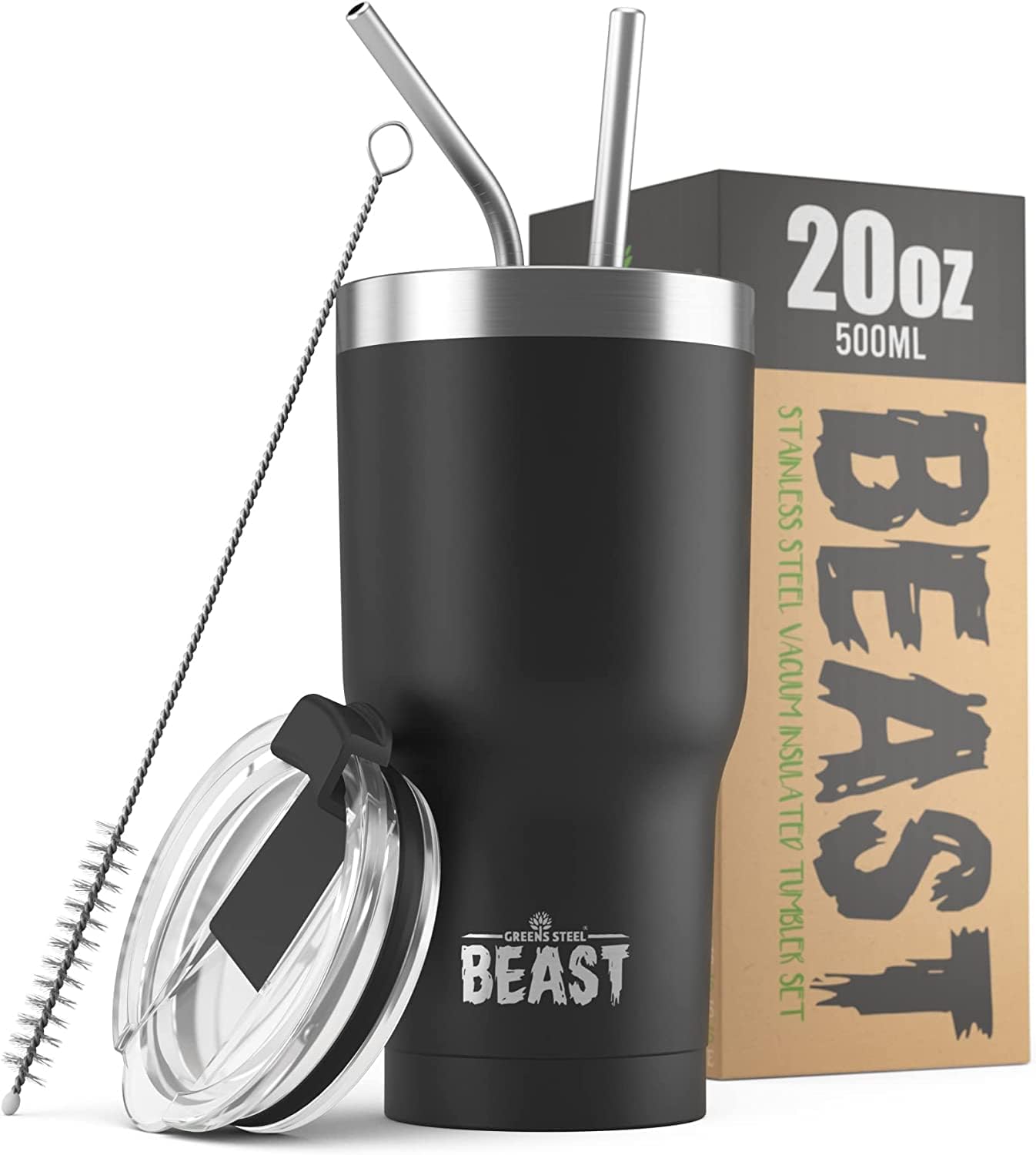 40 oz tumbler - Vacuum Insulated Tumbler with Straw - Leak Proof Stainless Steel Travel Mug - Double Wall Iced Coffee Cup - Reusable Water Bottle - Gifts for Mom, Women and Men (Cupcake Pink)