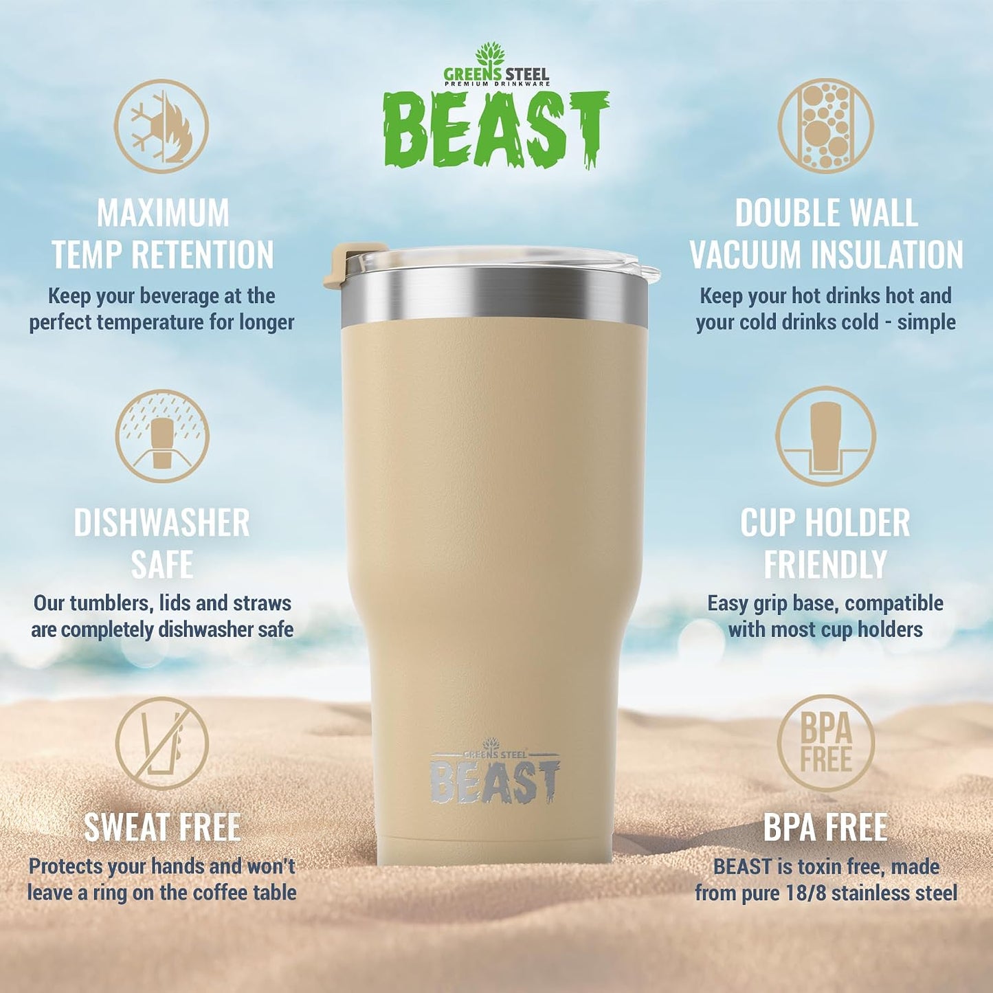 40 oz tumbler - Vacuum Insulated Tumbler with Straw - Leak Proof Stainless Steel Travel Mug - Double Wall Iced Coffee Cup - Reusable Water Bottle - Gifts for Mom, Women and Men (Cupcake Pink)