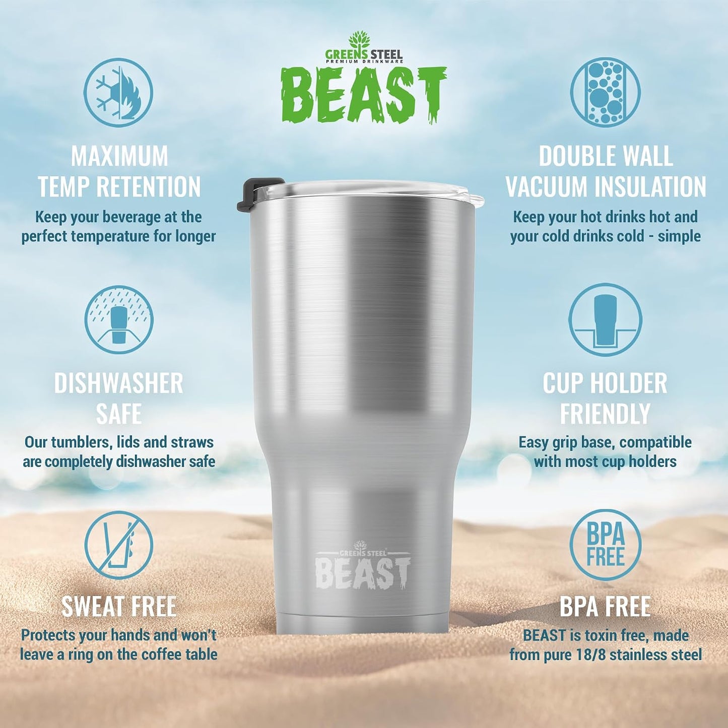 40 oz tumbler - Vacuum Insulated Tumbler with Straw - Leak Proof Stainless Steel Travel Mug - Double Wall Iced Coffee Cup - Reusable Water Bottle - Gifts for Mom, Women and Men (Cupcake Pink)
