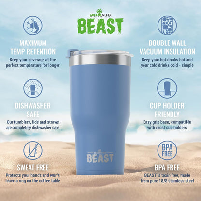 40 oz tumbler - Vacuum Insulated Tumbler with Straw - Leak Proof Stainless Steel Travel Mug - Double Wall Iced Coffee Cup - Reusable Water Bottle - Gifts for Mom, Women and Men (Cupcake Pink)