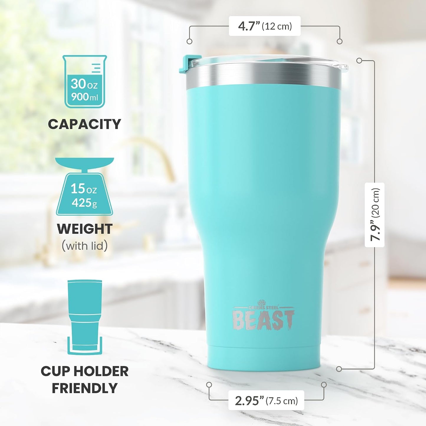 40 oz tumbler - Vacuum Insulated Tumbler with Straw - Leak Proof Stainless Steel Travel Mug - Double Wall Iced Coffee Cup - Reusable Water Bottle - Gifts for Mom, Women and Men (Cupcake Pink)