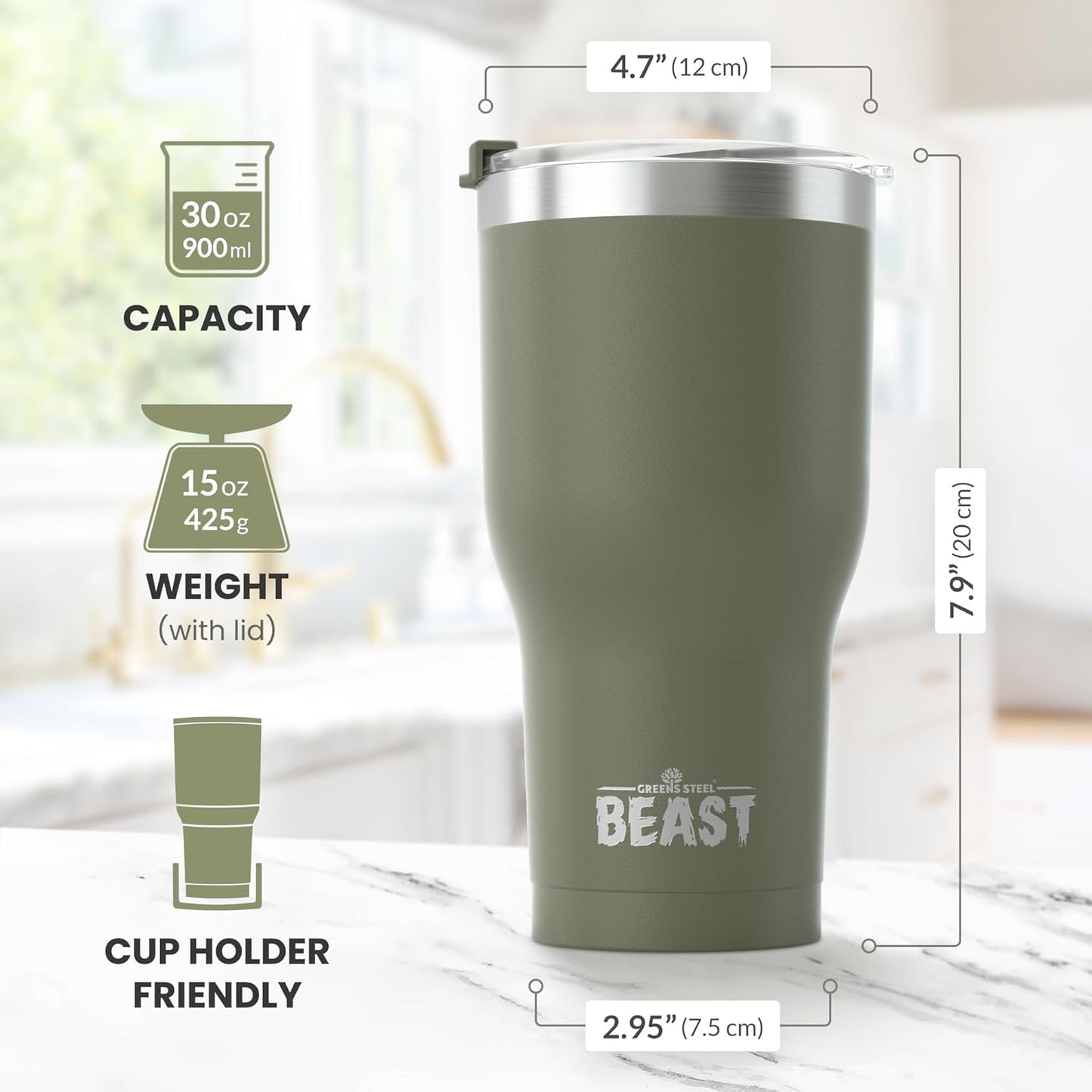 40 oz tumbler - Vacuum Insulated Tumbler with Straw - Leak Proof Stainless Steel Travel Mug - Double Wall Iced Coffee Cup - Reusable Water Bottle - Gifts for Mom, Women and Men (Cupcake Pink)