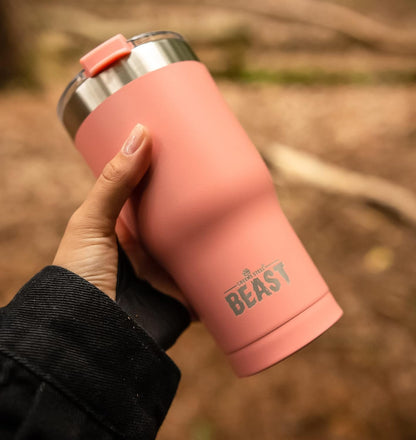 40 oz tumbler - Vacuum Insulated Tumbler with Straw - Leak Proof Stainless Steel Travel Mug - Double Wall Iced Coffee Cup - Reusable Water Bottle - Gifts for Mom, Women and Men (Cupcake Pink)