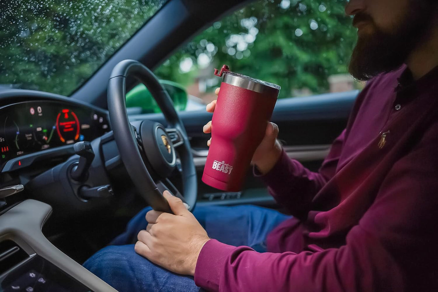 40 oz tumbler - Vacuum Insulated Tumbler with Straw - Leak Proof Stainless Steel Travel Mug - Double Wall Iced Coffee Cup - Reusable Water Bottle - Gifts for Mom, Women and Men (Cupcake Pink)