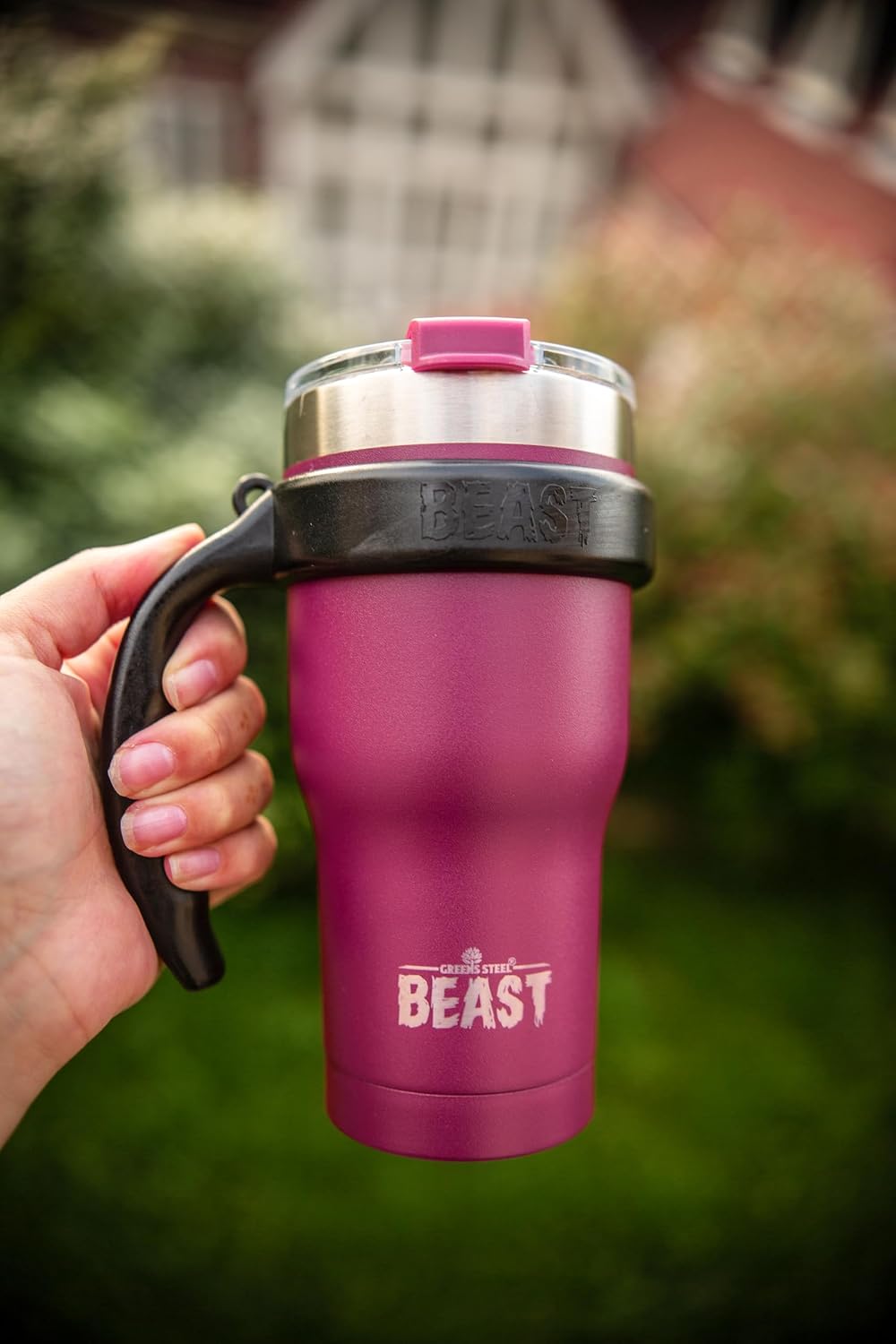 40 oz tumbler - Vacuum Insulated Tumbler with Straw - Leak Proof Stainless Steel Travel Mug - Double Wall Iced Coffee Cup - Reusable Water Bottle - Gifts for Mom, Women and Men (Cupcake Pink)