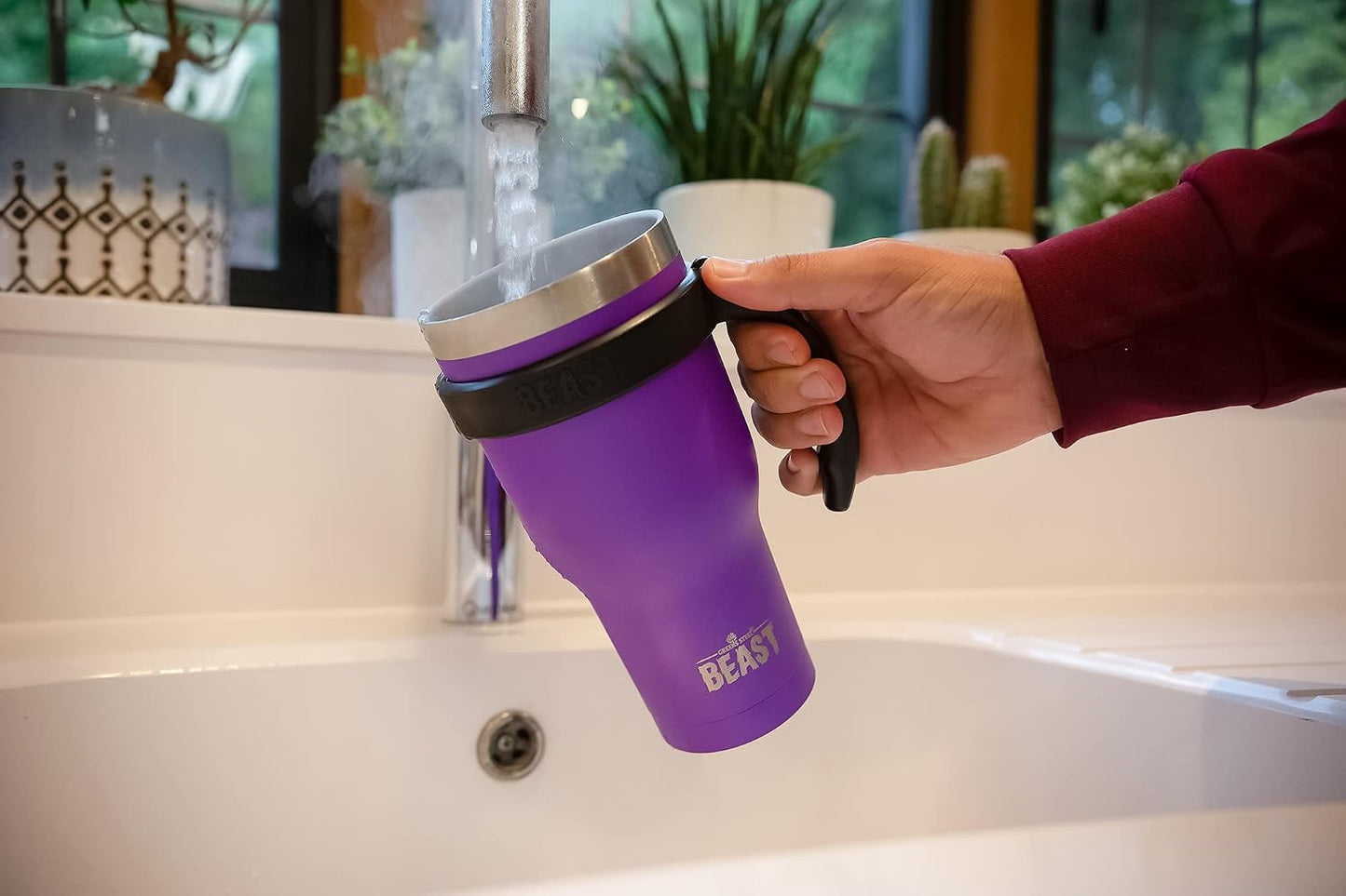 40 oz tumbler - Vacuum Insulated Tumbler with Straw - Leak Proof Stainless Steel Travel Mug - Double Wall Iced Coffee Cup - Reusable Water Bottle - Gifts for Mom, Women and Men (Cupcake Pink)