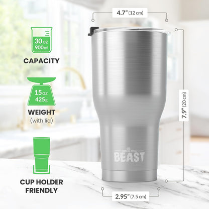 40 oz tumbler - Vacuum Insulated Tumbler with Straw - Leak Proof Stainless Steel Travel Mug - Double Wall Iced Coffee Cup - Reusable Water Bottle - Gifts for Mom, Women and Men (Cupcake Pink)