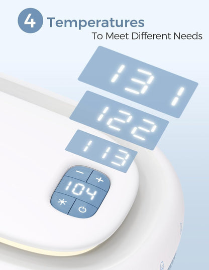 Baby Wipe Warmer, Innovative Spring Design,Large Capacity Dispenser