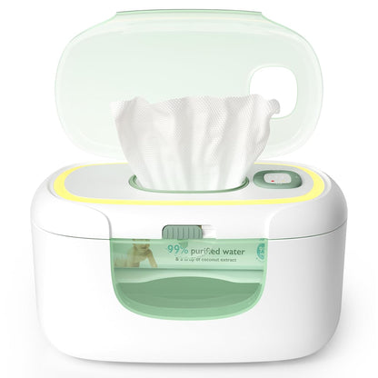 Baby Wipe Warmer, Innovative Spring Design,Large Capacity Dispenser