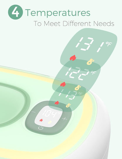 Baby Wipe Warmer, Innovative Spring Design,Large Capacity Dispenser
