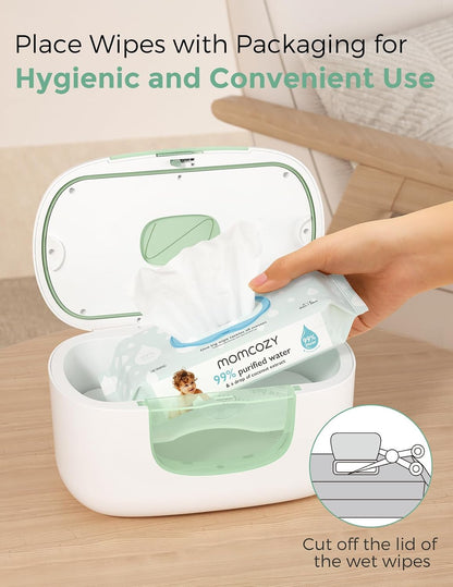 Baby Wipe Warmer, Innovative Spring Design,Large Capacity Dispenser