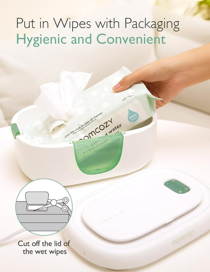 Baby Wipe Warmer, Innovative Spring Design,Large Capacity Dispenser