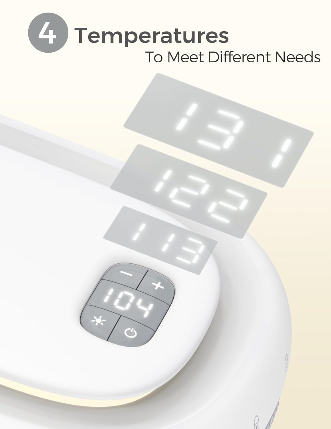 Baby Wipe Warmer, Innovative Spring Design,Large Capacity Dispenser