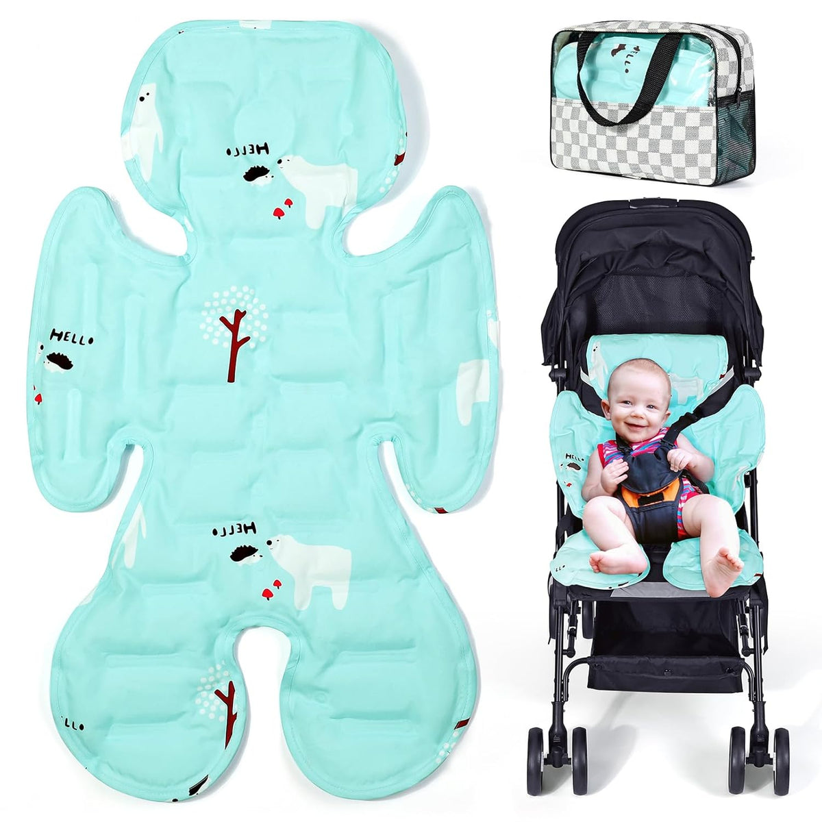 Orzbow Stroller Cooling Pad for Baby, Universal Fit