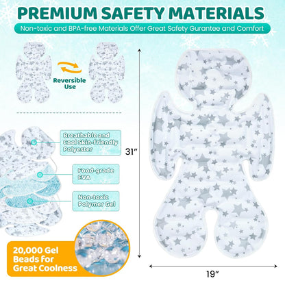 Orzbow Stroller Cooling Pad for Baby, Universal Fit