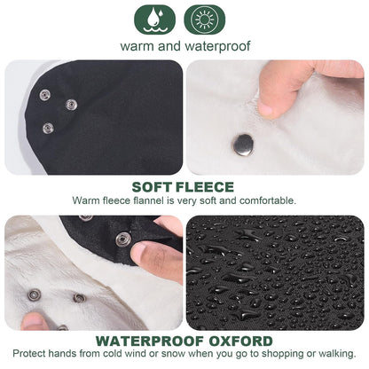 Pushchair Hand Muff Universal Hand Warmer Waterproof Windproof