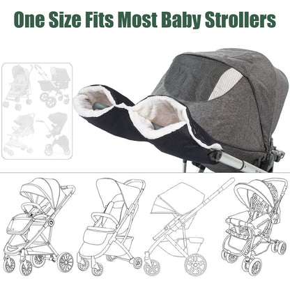 Pushchair Hand Muff Universal Hand Warmer Waterproof Windproof