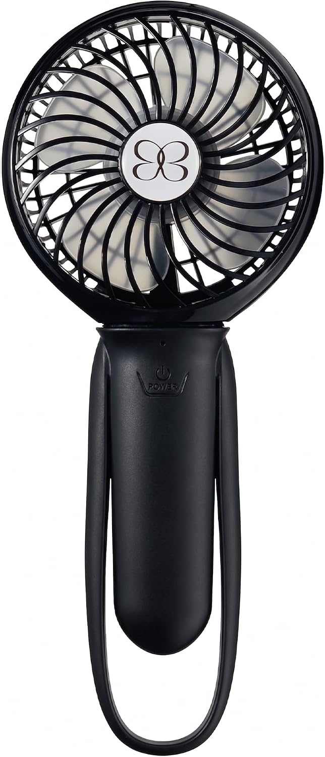 Buggygear 3 Speed USB Rechargeable Turbo Fan with Power bank and LED Flashlight, Buggy Gear - Black/Champagne
