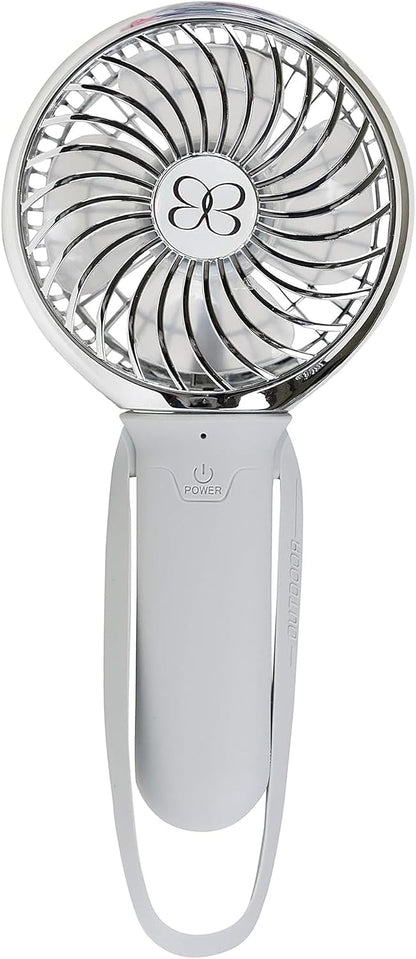 Buggygear 3 Speed USB Rechargeable Turbo Fan with Power bank and LED Flashlight, Buggy Gear - Black/Champagne