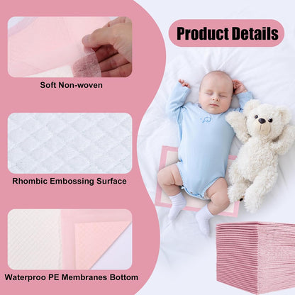 100 Pack Disposable Changing Pads 17 x 13 in