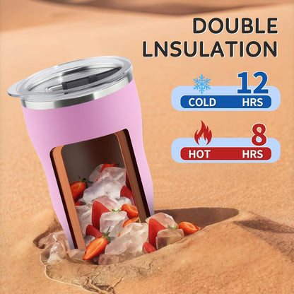 20 oz Insulated Tumbler, Straw and Flat Lids,Jelly Green | 18/8 stainless steel, double-wall vacuum insulation, BPA-free materials, reusable straw, for everyday hot and cold drinks.