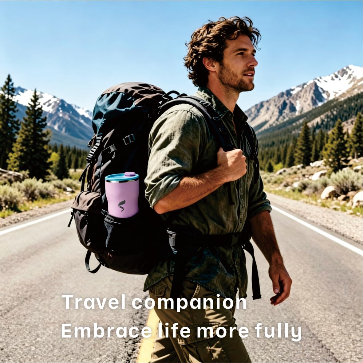 20 oz Insulated Tumbler, Straw and Flat Lids,Jelly Green | 18/8 stainless steel, double-wall vacuum insulation, BPA-free materials, reusable straw, for everyday hot and cold drinks.