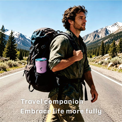 20 oz Insulated Tumbler, Straw and Flat Lids,Jelly Green | 18/8 stainless steel, double-wall vacuum insulation, BPA-free materials, reusable straw, for everyday hot and cold drinks.