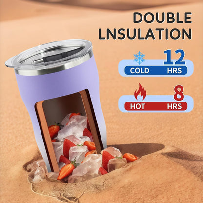20 oz Insulated Tumbler, Straw and Flat Lids,Jelly Green | 18/8 stainless steel, double-wall vacuum insulation, BPA-free materials, reusable straw, for everyday hot and cold drinks.