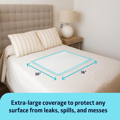 Bed Pads Disposable Adult, Heavy Duty Chux Pads, 36x36, Incontinence Bed Pads for Adults, Chucks Underpads Extra Large, Disposable Bed Pads for Incontinence, Pee Pads