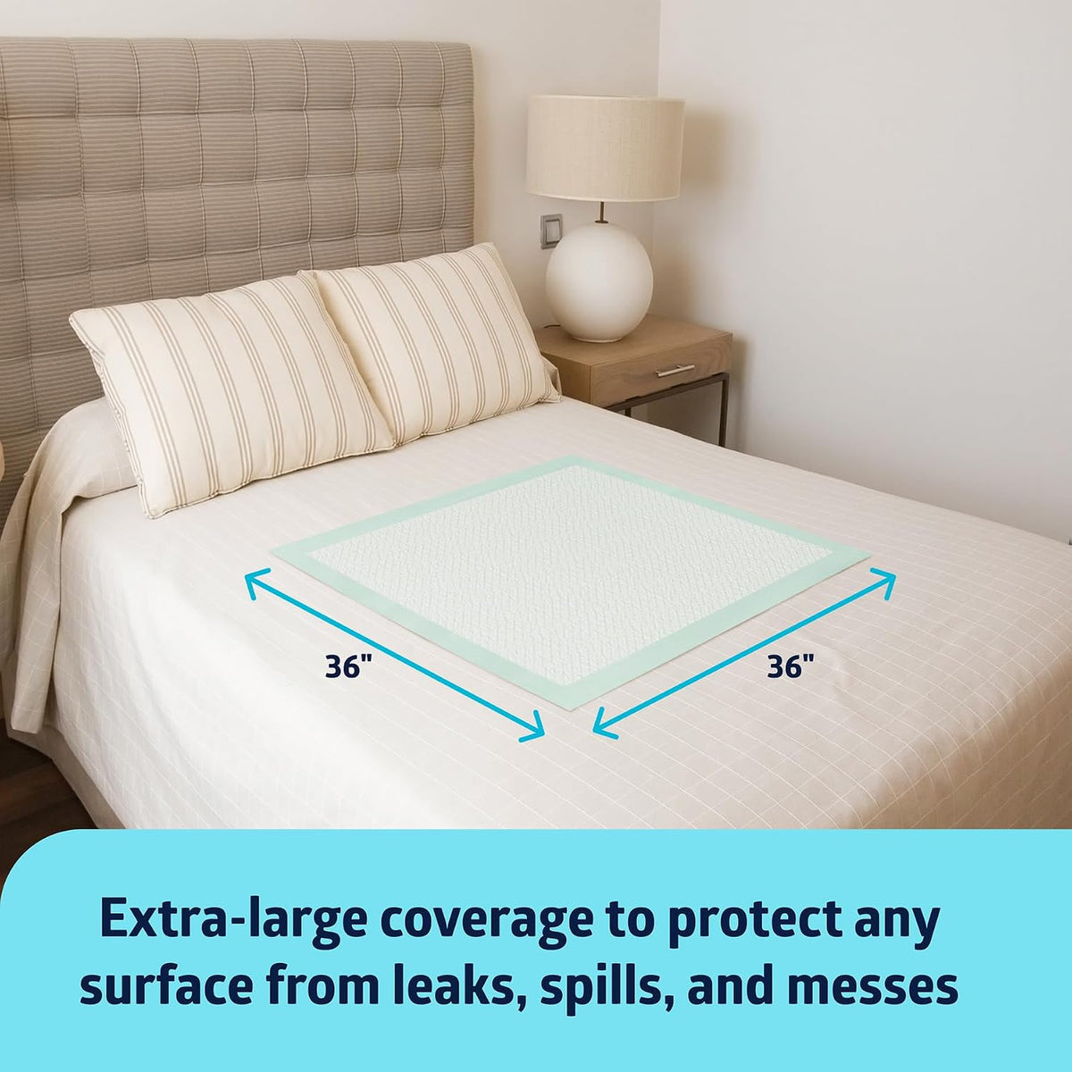 Bed Pads Disposable Adult, Heavy Duty Chux Pads, 36x36, Incontinence Bed Pads for Adults, Chucks Underpads Extra Large, Disposable Bed Pads for Incontinence, Pee Pads
