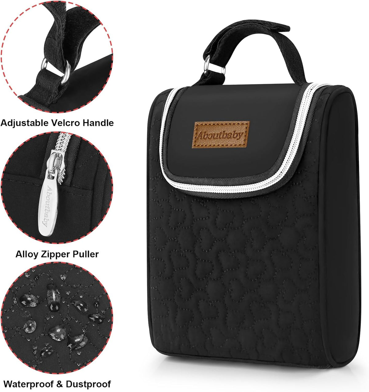 Breastmilk Cooler Bag, Insulated Baby Bottle Cooler Tote Bags for Nursing Mom Daycare, Portable Breast Milk Cooler Bag for Travel