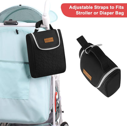 Breastmilk Cooler Bag, Insulated Baby Bottle Cooler Tote Bags for Nursing Mom Daycare, Portable Breast Milk Cooler Bag for Travel