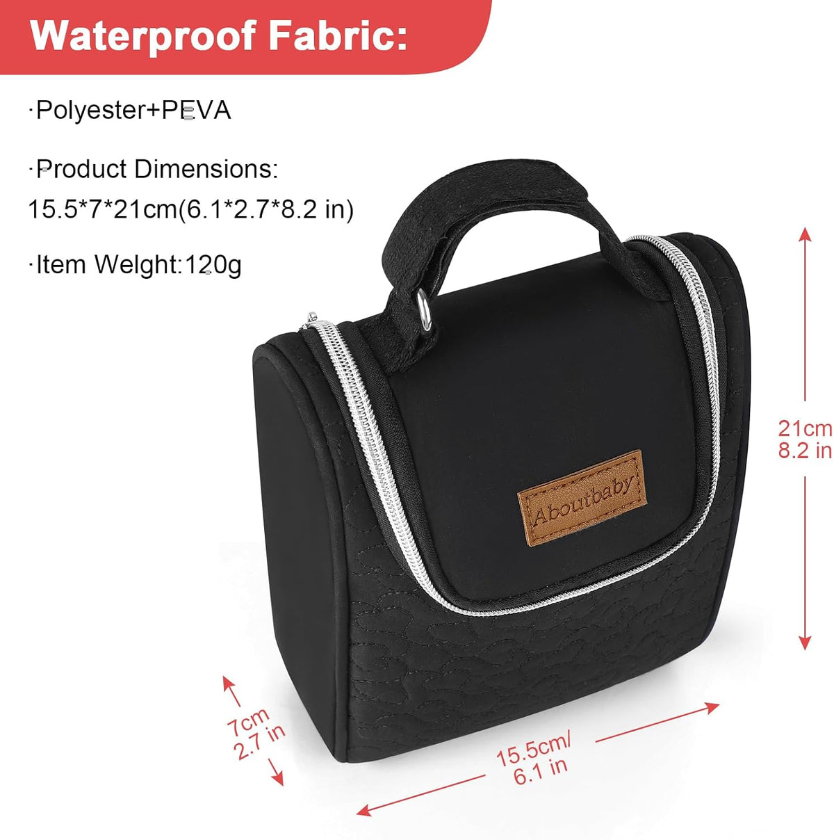 Breastmilk Cooler Bag, Insulated Baby Bottle Cooler Tote Bags for Nursing Mom Daycare, Portable Breast Milk Cooler Bag for Travel