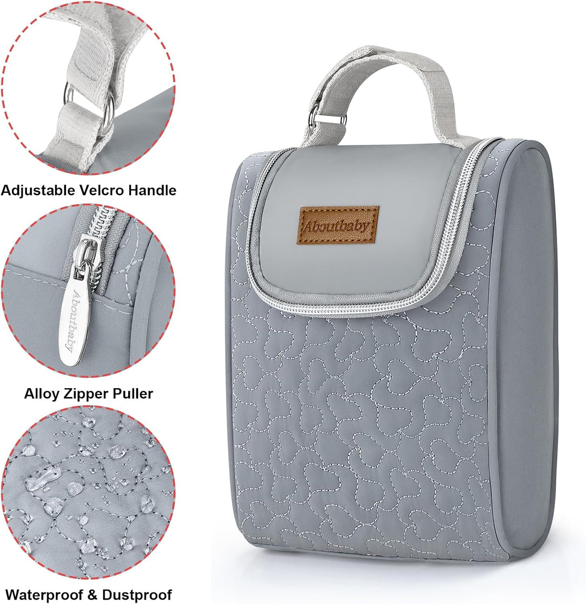 Breastmilk Cooler Bag, Insulated Baby Bottle Cooler Tote Bags for Nursing Mom Daycare, Portable Breast Milk Cooler Bag for Travel