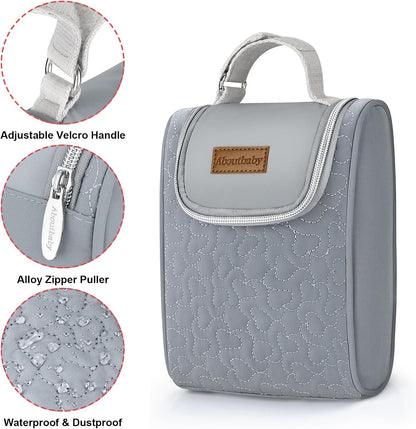 Breastmilk Cooler Bag, Insulated Baby Bottle Cooler Tote Bags for Nursing Mom Daycare, Portable Breast Milk Cooler Bag for Travel
