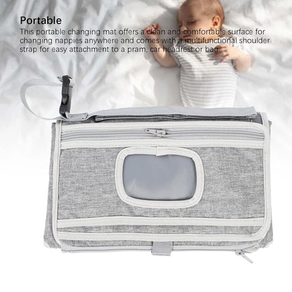 Portable Changing Pad for Baby Changing Pad & Diaper Changer Travel Bag Baby Changing Pad Travel Diaper Changing Mat with Wet Tissue Holder for Walking Travelling