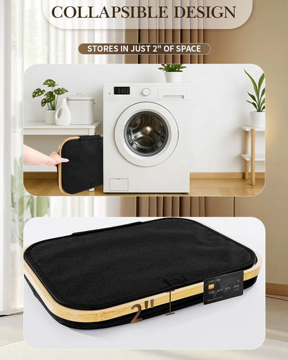 Laundry Hamper with Wheels, 75L Rolling Laundry Basket, Removable Inner Bag