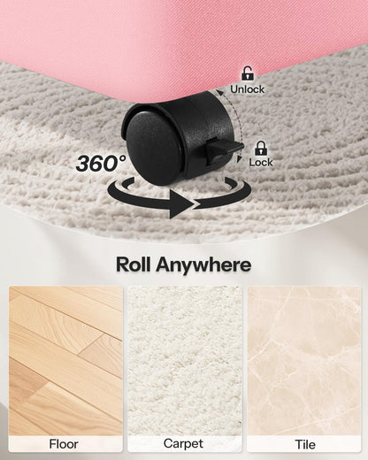 Laundry Hamper with Wheels, 75L Rolling Laundry Basket, Removable Inner Bag