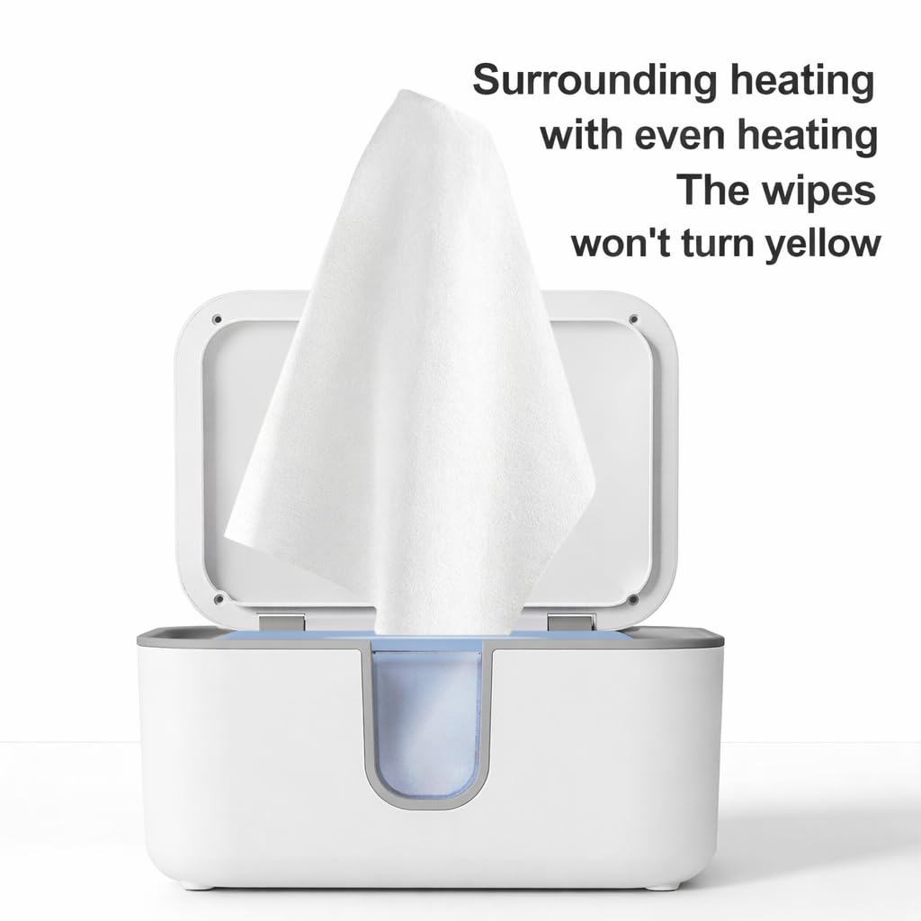 Wet Wipes Heater, Baby Wipe Warmer with Moisture Lock, Even Heating