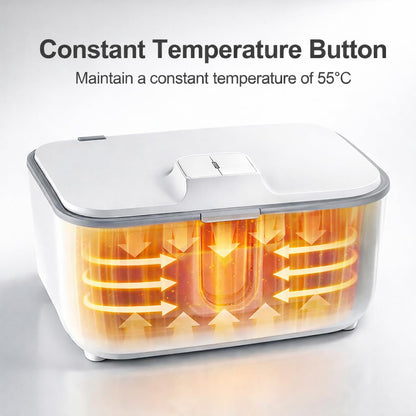 Wet Wipes Heater, Baby Wipe Warmer with Moisture Lock, Even Heating