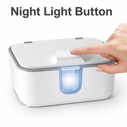 Wet Wipes Heater, Baby Wipe Warmer with Moisture Lock, Even Heating