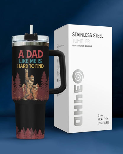 Dad Dadman Funny 40 oz Tumbler with Handle, Funny Dad Gift | Gift for Dad Tumbler 40oz, Cool Dadman Travel Mug, Funny Superhero Birthday from Daughter Son - Colors A