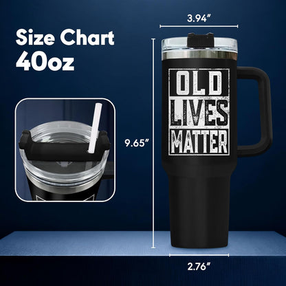 Dad Dadman Funny 40 oz Tumbler with Handle, Funny Dad Gift | Gift for Dad Tumbler 40oz, Cool Dadman Travel Mug, Funny Superhero Birthday from Daughter Son - Colors A